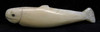 Great Mid-19th C. Sailor Art Marine Ivory Fish Form Toothpick Scrimshawed Details on Tail