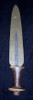 Circa 1920s Bronze African Tribal Dagger