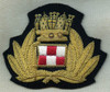 1960s - 1970s Canadian Pacific Merchant Shipping Line Officer Hat Badge