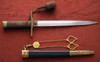 Model 1930 Swedish Air Force Officer Pilot Dagger w/ Portepee & Hanger