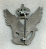 Beautiful WWII Swedish Air Force M43 Air Combat Badge in Silver with Maker & Silver Marks