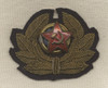 WWII Soviet Air Force Wreath Hat Badge