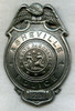 Scarce 1930's Asheville, North Carolina Police Badge in Stamped Nickel