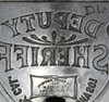 Beautiful 1910s - 20s Los Angeles County Special Deputy Sheriff Badge #1367 by Chipron Stamp Co.
