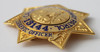 Great 1989 California Highway Patrol 'Rejected' Badge by Williams & Anderson of RI #13144