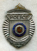 Early 1950s Salisbury, Massachusetts Police Wallet Badge in Clamshell Style