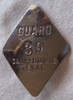 Rare WWII US Army POW Camp Guard Badge from Camp Bowie, Texas