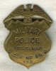 Early WWII US Army 524th Military Police Battalion Patrolman Badge by Klinkner of San Francisco