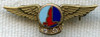 1940s Eastern Airlines 10K Gold 10 Years of Service Lapel Pin