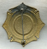 Nice Old 1930s-1940s Nashua, New Hampshire Inspector Rank Police Badge in 10K Gold Fill