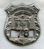 Circa 1930s Monmouth County, New Jersey Emergency Police Badge
