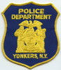 1970's Yonkers, New York Police Department Patch