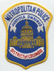 1980's Metropolitan Police District of Columbia (DC) Patch