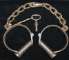 Great Early Pair of T. Froggatt Darby Leg Irons Hand Cuffs, Circa 1850's - 1860's