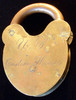 Pre-Civil War Portsmouth, New Hampshire US Custom House Padlock by D & M Co.