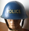 Circa 1953 British MK IV "Turtle" Police Helmet