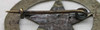 Wonderful 1870's - 80's 'Old West' Iowa Detective Association Circle Star Badge