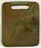 Scarce 1870's - 80's Chase's Brookline Express Brass Baggage Tag #78 by R. Woodman of Boston
