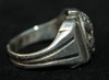 Nicely Worn 1940's - 50's BSA Eagle Scout Ring 'Art Deco' Type 2b in Enameled Sterling