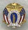 1920s-1930s Lapel Pin for Jewish Brotherhood Independent Order of B'RITH Abraham