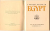 1943 United States Army & USN "A Pocket Guide to Egypt"
