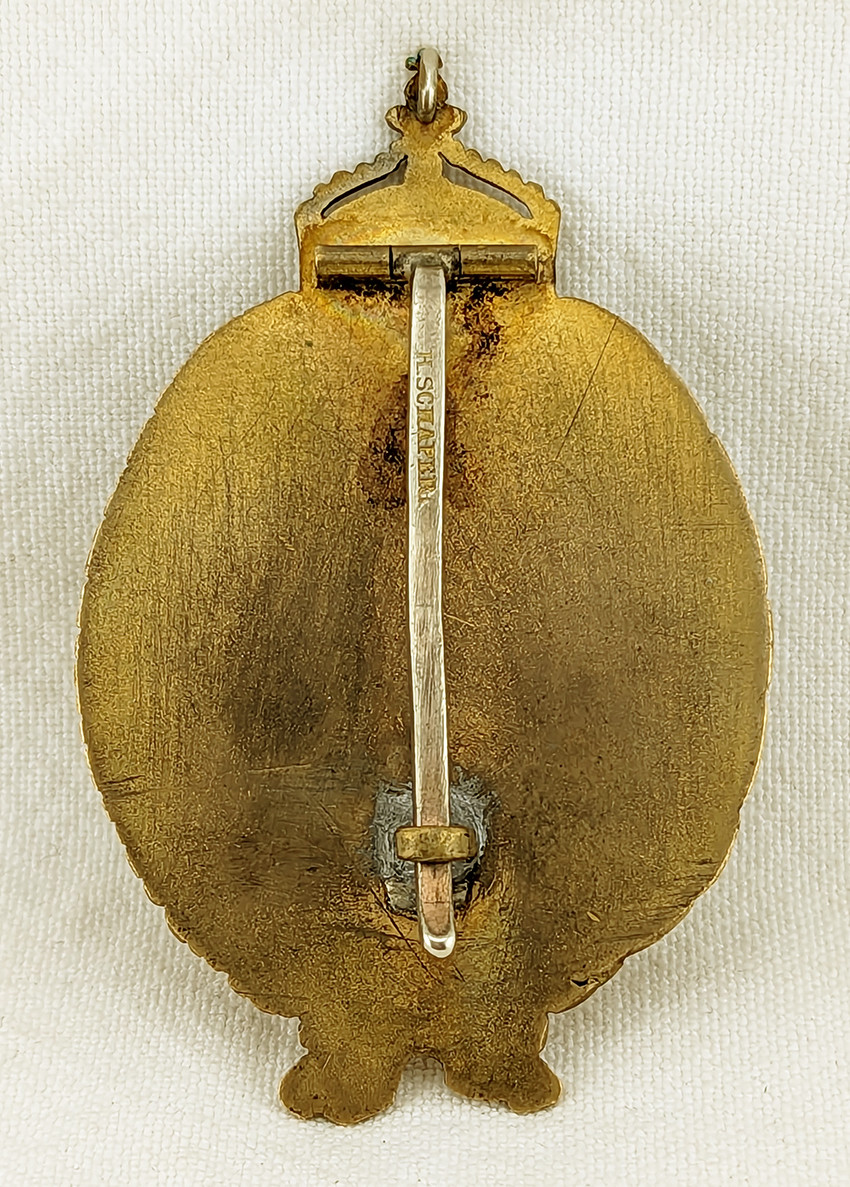 Iconic WWI M1915 Imperial Prussian Navy Aerial Observer Badge in Gilt ...