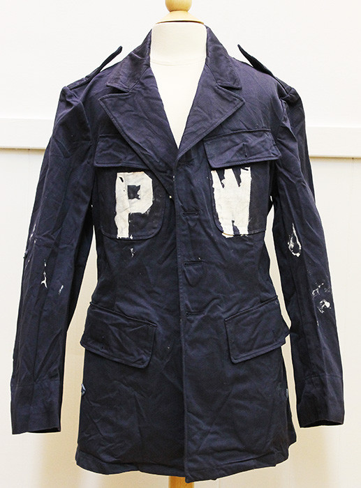 Unissued WWII Prisoner of War (POW) Jacket Dyed/Painted 1920s US
