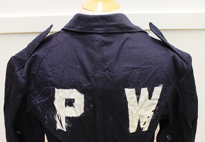 Unissued WWII Prisoner of War (POW) Jacket Dyed/Painted 1920s US