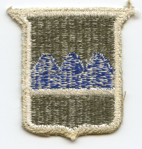 Blue Ridge Rifles Patch WWII US Army 80th Division (Blue Ridge) Shoulder Patch with Dark Blue ...