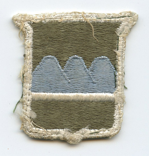 Old Blue Ridge Rifle Patch WWII US Army 80th Division (Blue Ridge) Shoulder Patch