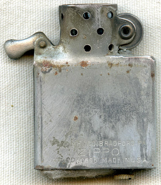 Ext Rare & Iconic USS Cabot 1945 Ernie Pyle Memorial Zippo Lighter