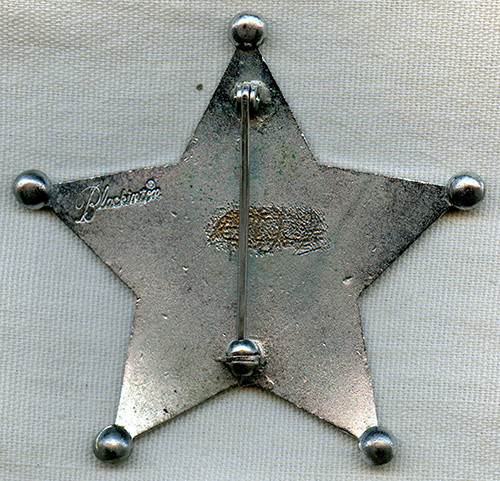 Cool Vintage Early 90's Palm Beach. FL Deputy Sheriff Badge by