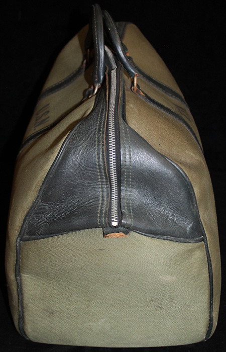 USN アビエイターバッグ　ビンテージ　40's WW2 USNAVY Great WWII US Navy Aviator's Hand Bag Type M-432-A w/ Original