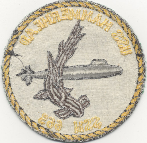 Japanese-Made Patch for US Navy USS Hammerhead SSN-663