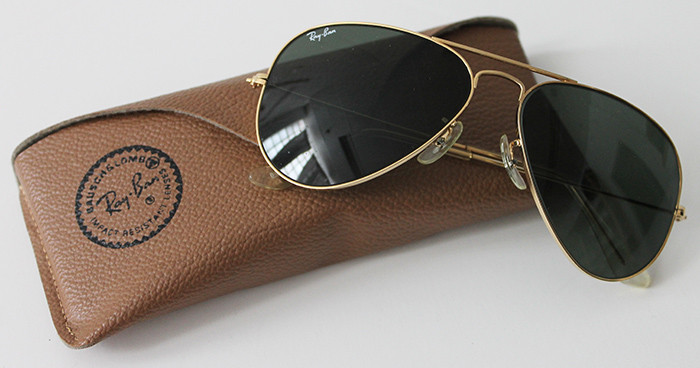 小物 Vintage Rayban Sunglasses Vintage Ray-Ban Sunglasses (Small Size) in Original Case