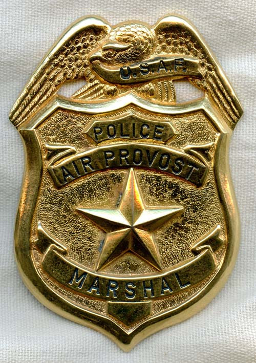 Circa 1947-1952 US Air Force Air Provost Marshal Badge