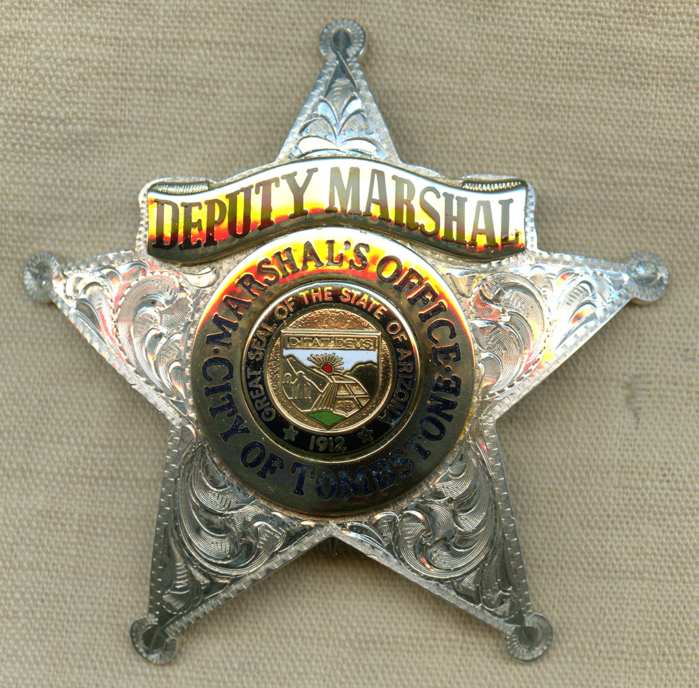 Official Issue Tombstone Deputy Marshal badge by Silverado