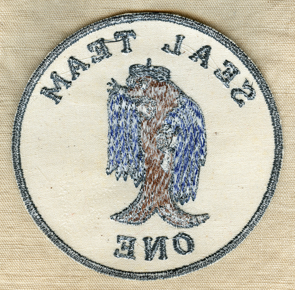 Beautiful Early 1970s Japanese Made USN SEAL TEAM ONE Pocket Patch