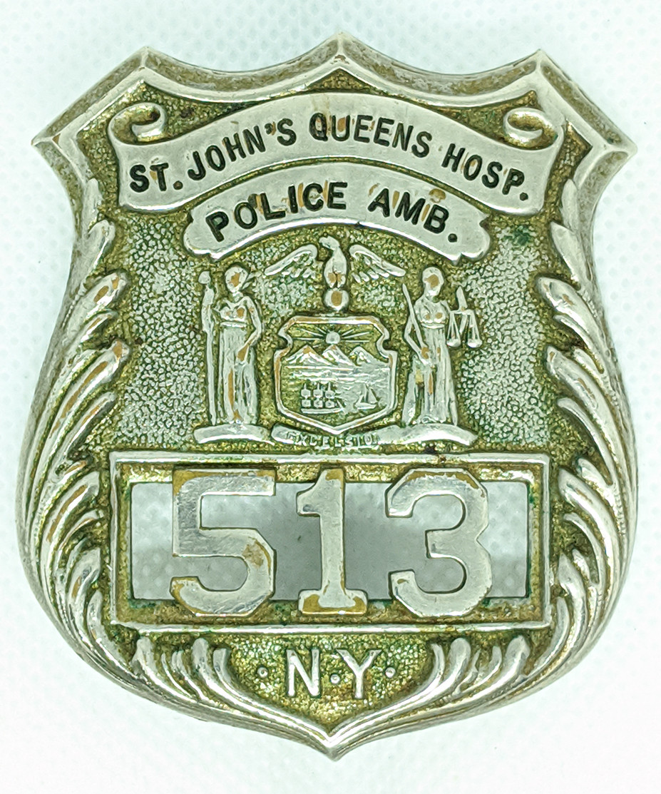 Extremely Rare NYPD St. John's Queens Hospital Police Ambulance