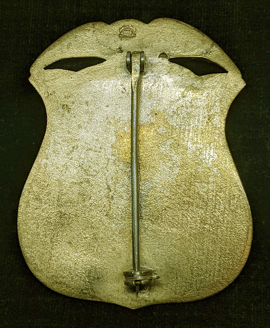 Great Old 1930s - 1940s Police Inspector Badge from Detroit