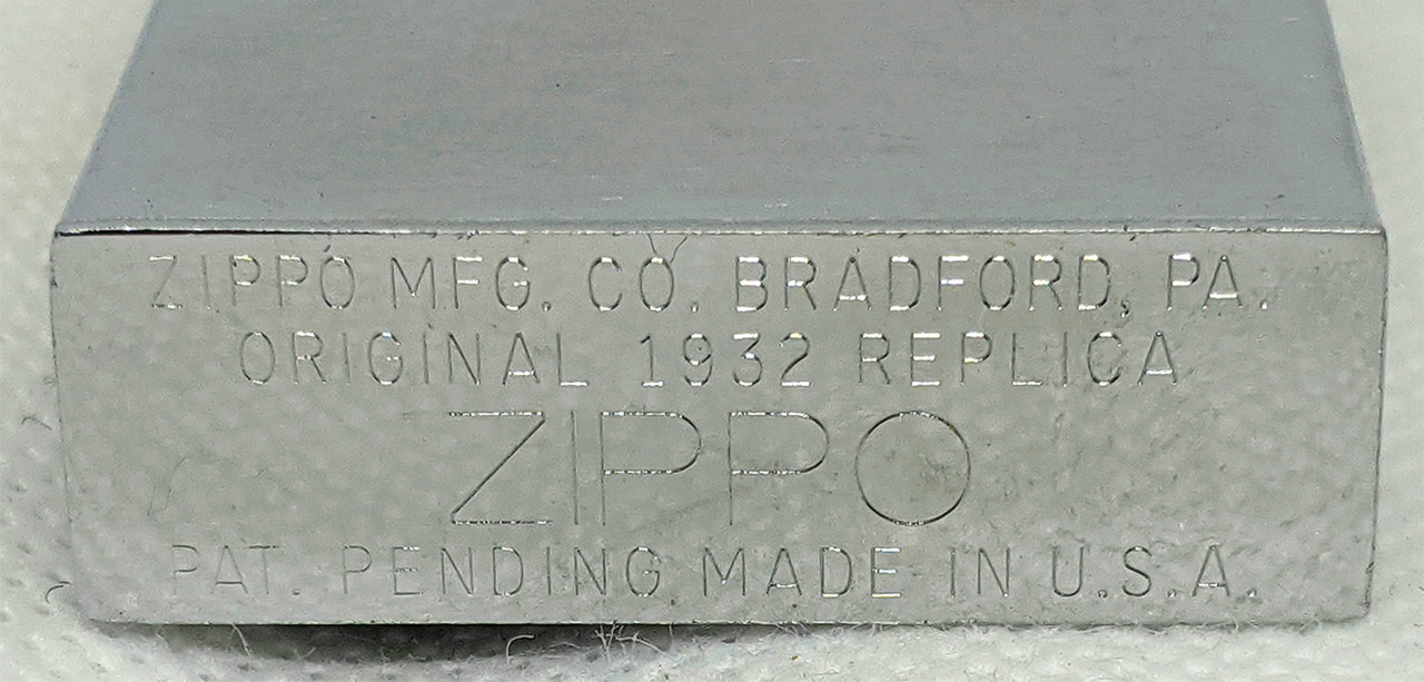 Zippo ORIGINAL 1932 REPLICA ジャンク Rare 1st Edition from 1932 Zippo Replica Lighter from 1988