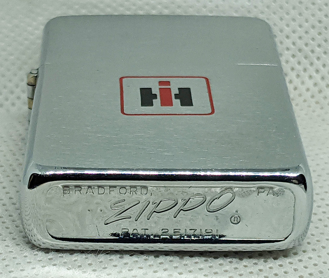 1963 Zippo Adv Lighter for International Harvester Farm Machines