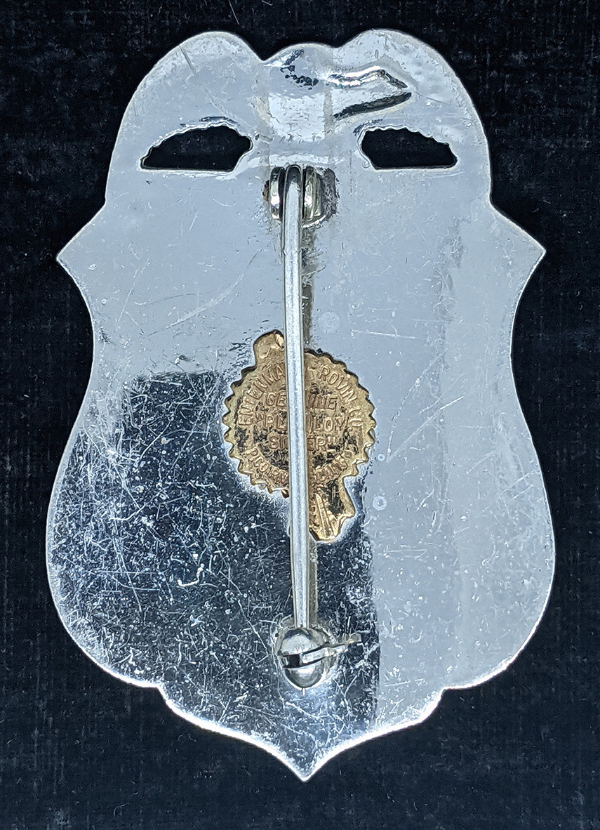 Nice Old ca 1970 Phoenix AZ Police Officer Badge #2351 by