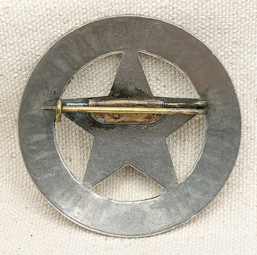 Wonderful 1890s-1900s Old West Deputy Marshal Large Circle Star