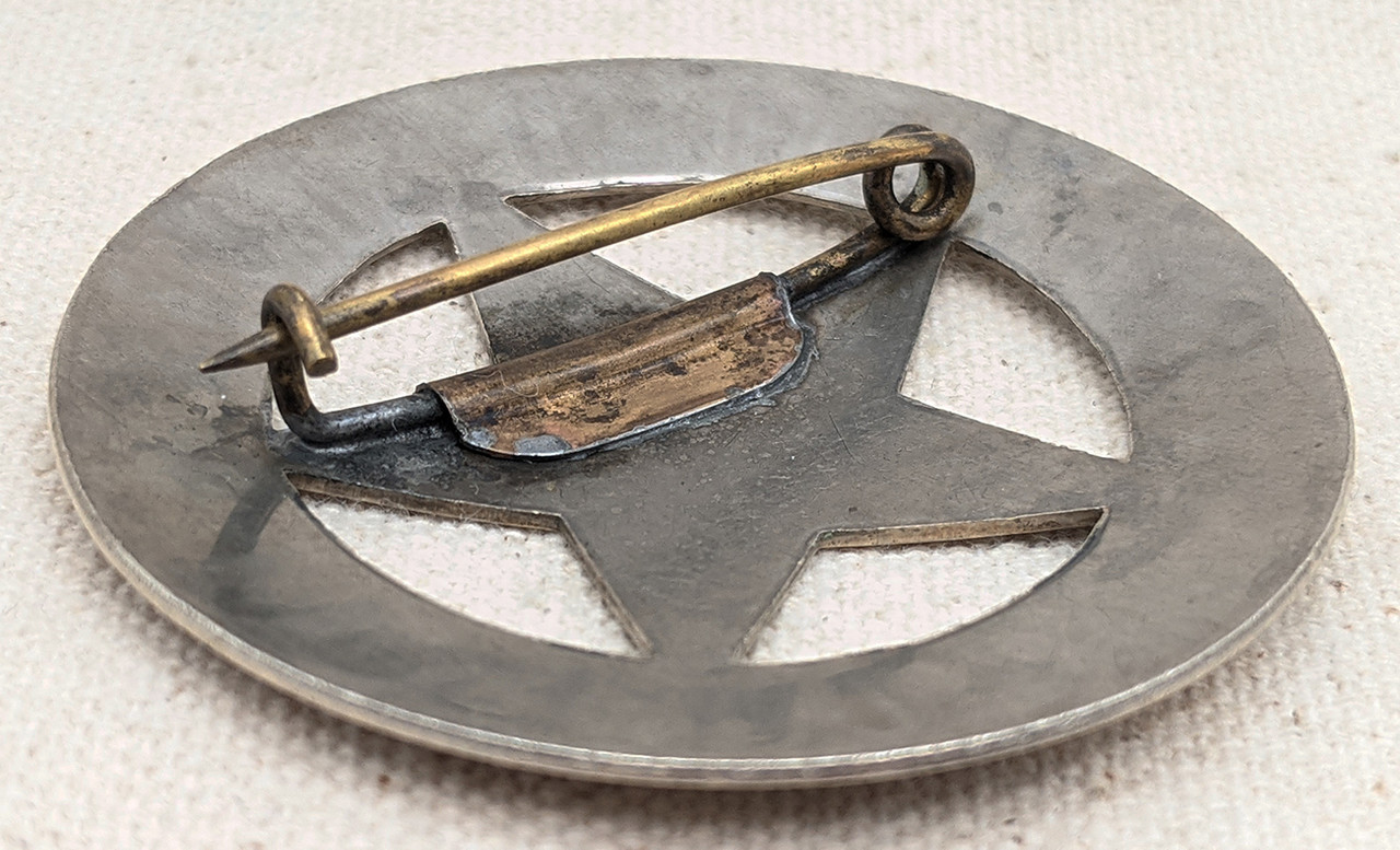 Wonderful 1890s-1900s Old West Deputy Marshal Large Circle Star