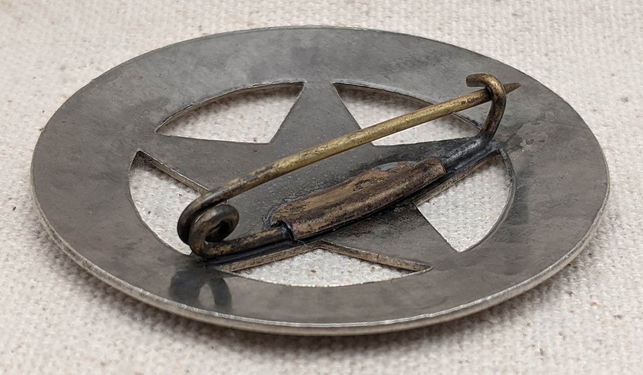 Wonderful 1890s-1900s Old West Deputy Marshal Large Circle Star