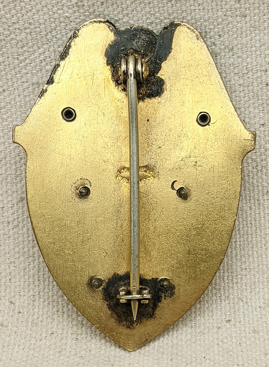 Stunning Old 1936-37 Ventura CA Police Badge of Mayor George a