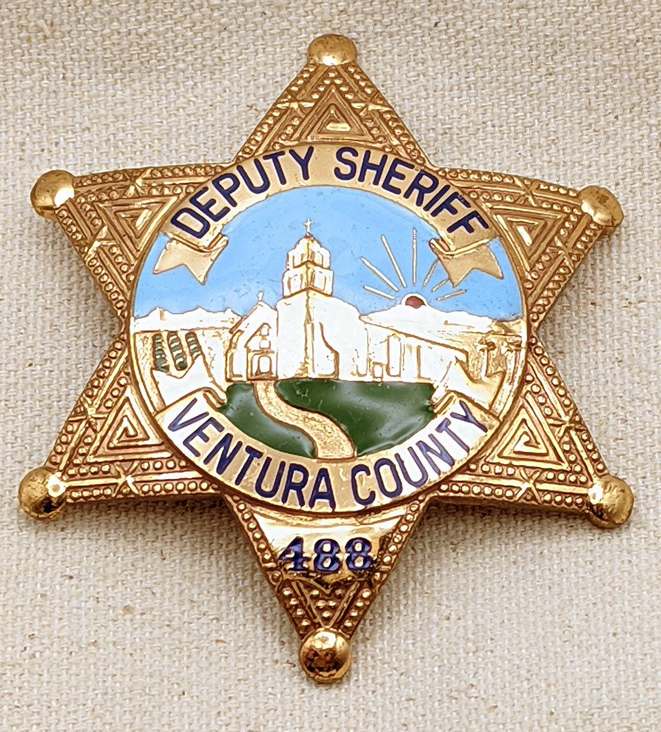 Beautiful Current Issue 1990s Made Ventura Co CA Deputy Sheriff