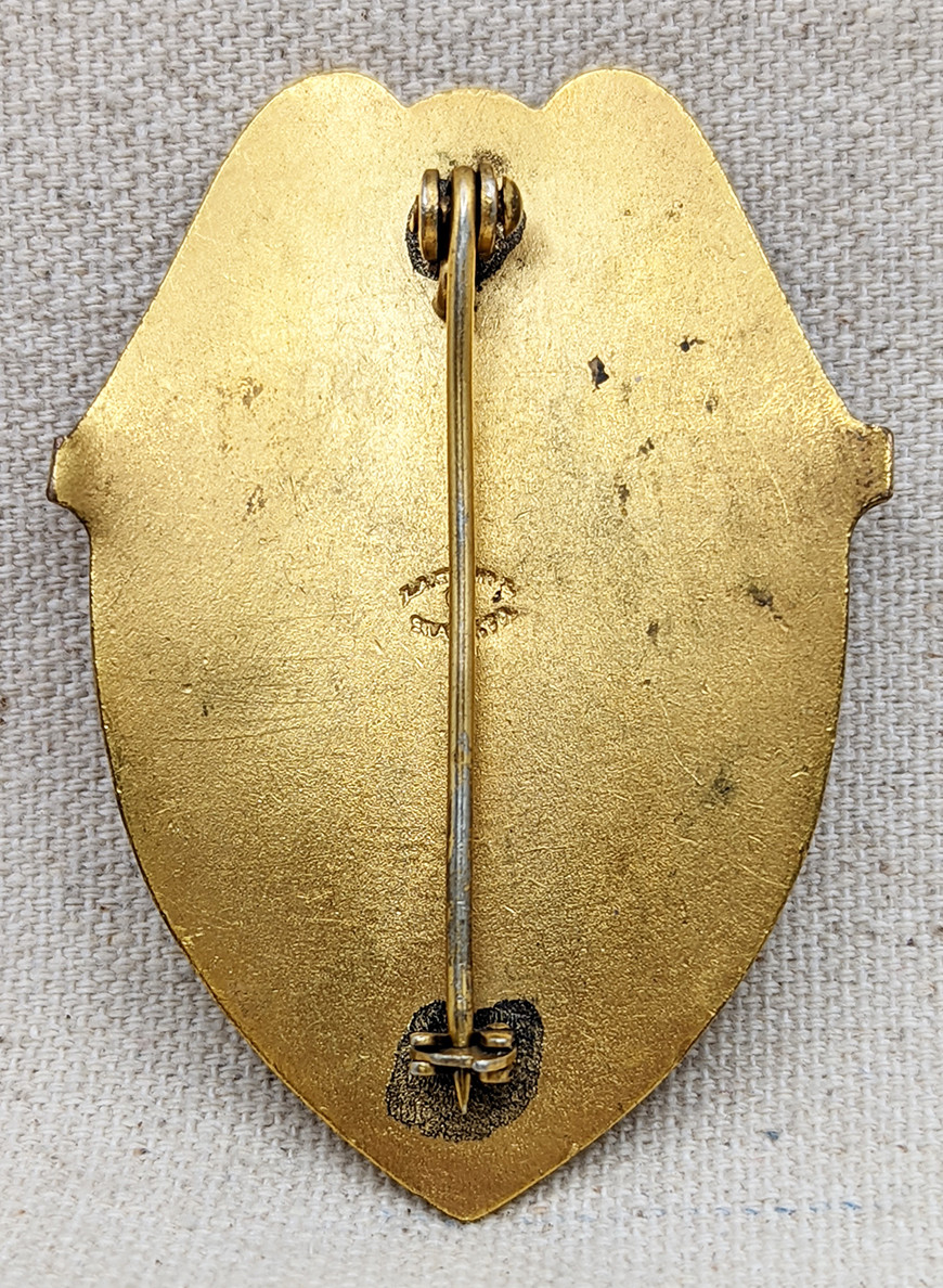 Rare 1940s City of Orange CA Police Badge #11 by L.A. Stamp & Staty