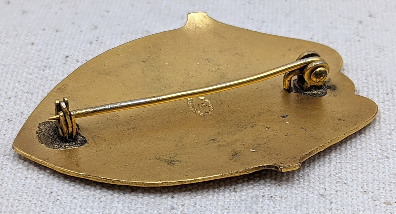 Rare 1940s City of Orange CA Police Badge #11 by L.A. Stamp & Staty